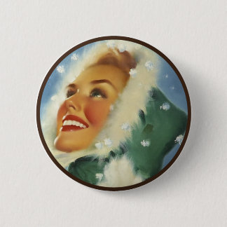 The Kitsch BItsch : Pin-Up Portraits 6 Cm Round Badge