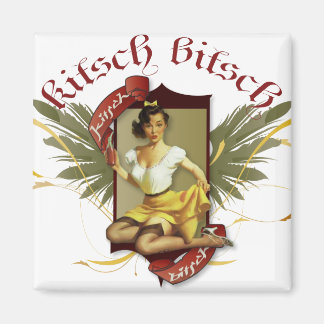 The Kitsch Bitsch : Soda Girl Retro Tattoo Pin-Up Magnet