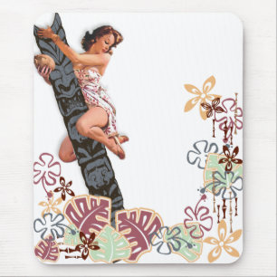 The Kitsch Bitsch : Up A Tiki Tree! Mouse Mat