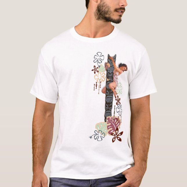 The Kitsch Bitsch : Up A Tiki Tree! T-Shirt (Front)
