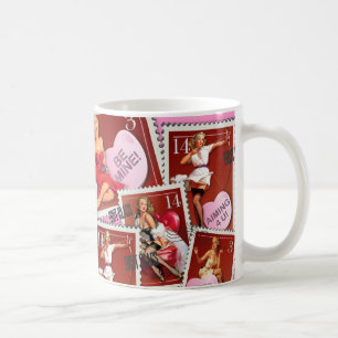 The Kitsch Bitsch : Valentines Stamp Collection Coffee Mug
