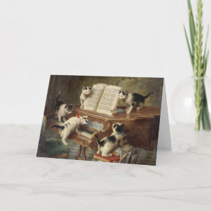 The Kittens’ Recital   Carl Reichert Card