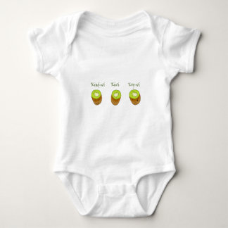 The kiwi trio baby bodysuit