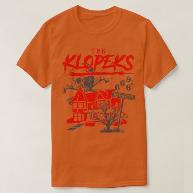The Klopeks House of Horrors T-Shirt (Design Front)