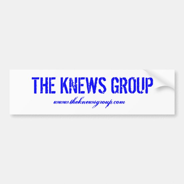 "The Knews Group" Bumper Sticker (Front)