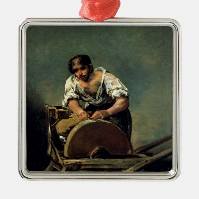 The Knife-Grinder, c.1808-12 Metal Tree Decoration (Front)