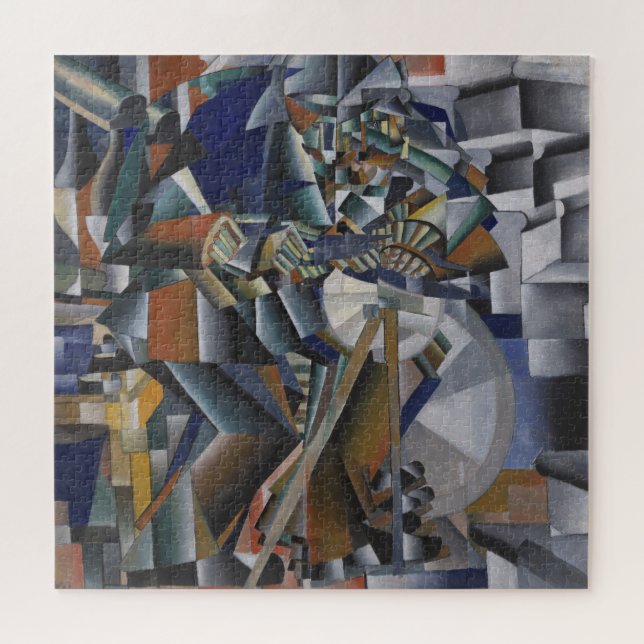 The Knife Grinder or Principle of Glittering Jigsaw Puzzle (Horizontal)