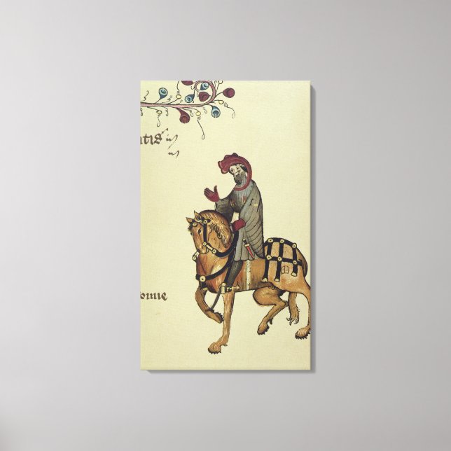 The Knight, facsimile detail from Canvas Print (Front)