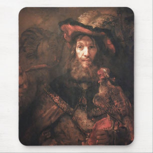 The Knight with the Falcon/St. Bavo Mouse Mat