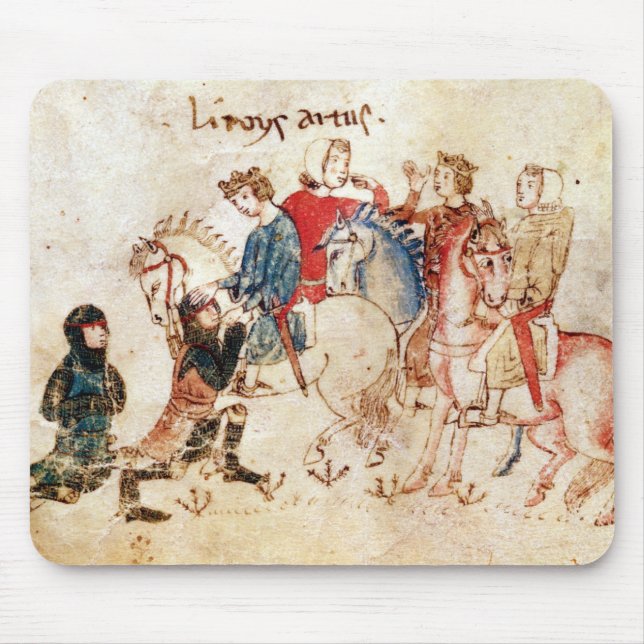 The Knights Esclabor and Arphasar Offer Mouse Mat (Front)