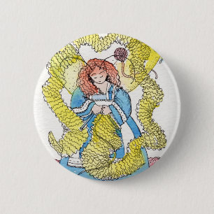 The Knitter 6 Cm Round Badge