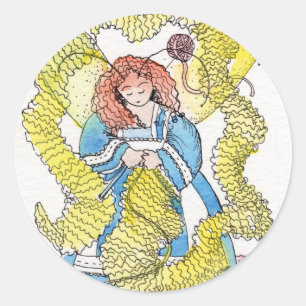 The Knitter Classic Round Sticker