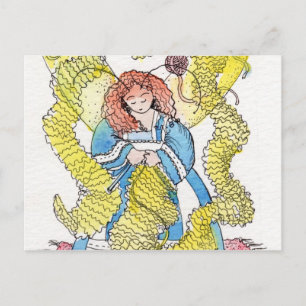 The Knitter Postcard