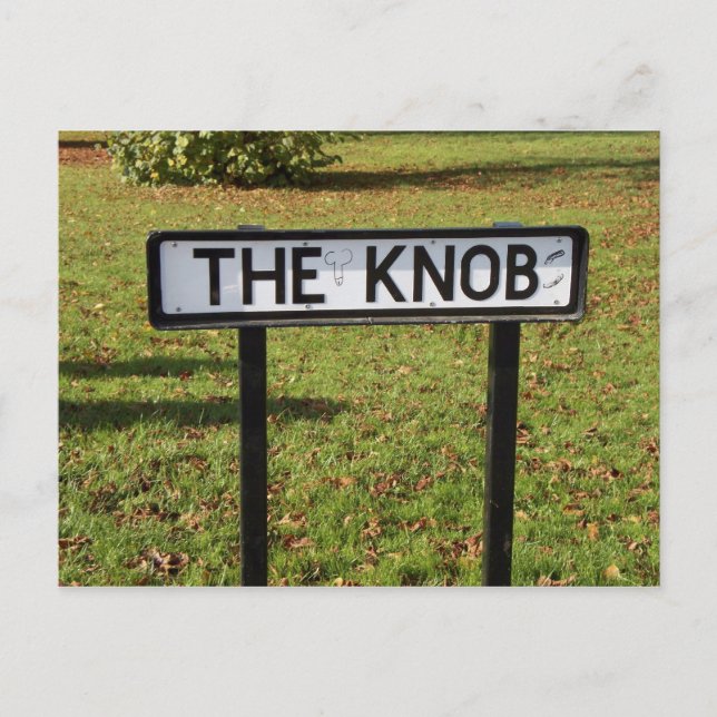 The Knob - Funny Rude Place Name Postcard (Front)