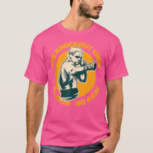 The Knockout Crew No Pain No Gain Fighter Boxer Mm T-Shirt