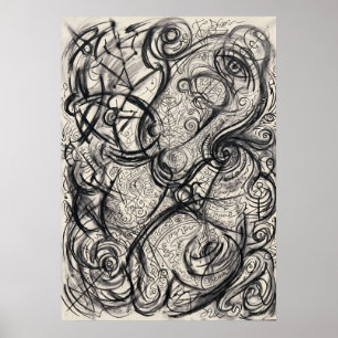 The Knotted Prayer of Shadow Lines Wall Art