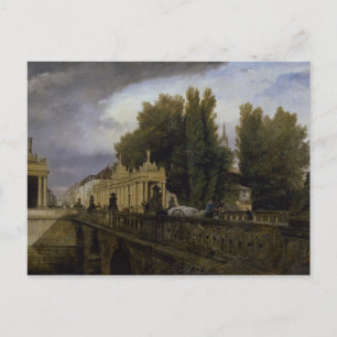 The Konigsbrucke on Konigsstrasse, Berlin, 1835 Postcard