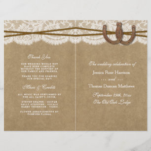 The Kraft, Lace & Horseshoe Collection Programs