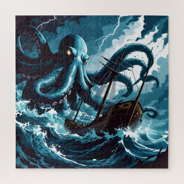 the Kraken Jigsaw Puzzle (Vertical)