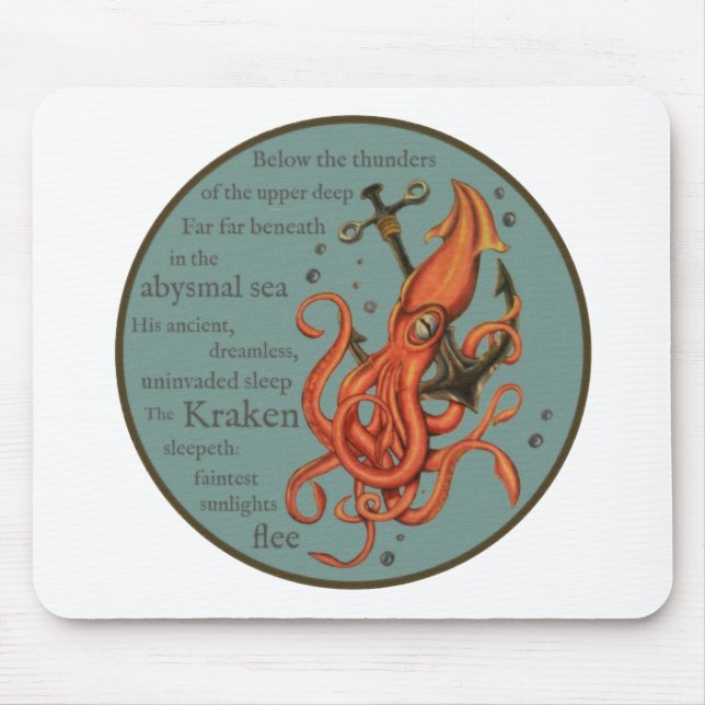 The Kraken Mouse Mat (Front)