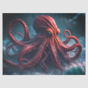The Kraken Octopus Sea Monster Decoupage Tissue Paper