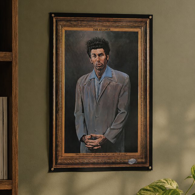 The Kramer Portrait Poster (Simulated poster on wall)