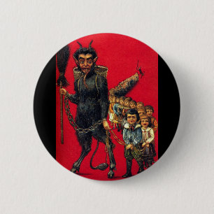 The Krampus 6 Cm Round Badge