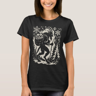 The Krampus Goth Christmas Tree Krampus Y Horror P T-Shirt