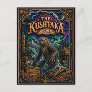 The Kushtaka Alaska Popcut Legends Postcard