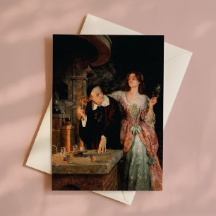 The Laboratory John Collier Card
