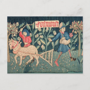 The Labours of the Months, Alsace (tapestry)		Vict Postcard