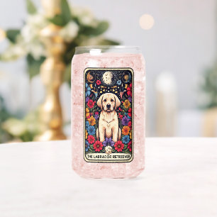 "The Labrador Retriever" Tarot Card Can Glass