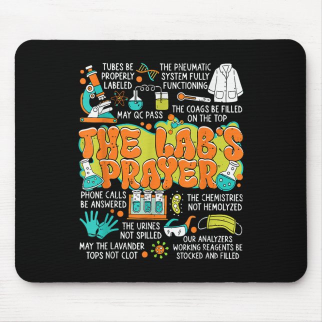 The Labs Player Mystery Machine Of Diagnostics Lab Mouse Mat (Front)