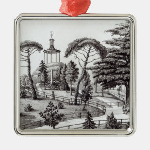 The Labyrinth from the Jardin des Plantes Metal Tree Decoration