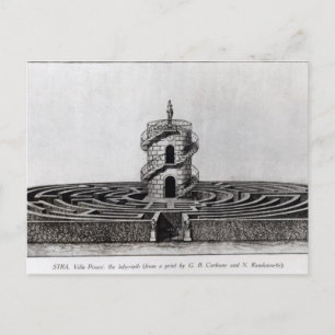 The Labyrinth of the Villa Pisani at Stra, after a Postcard