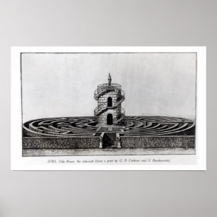 The Labyrinth of the Villa Pisani at Stra, after a Poster
