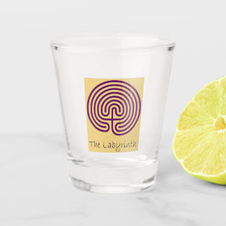 The Labyrinth Shot Glass