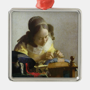 The Lacemaker, 1669-70 Metal Tree Decoration