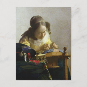 The Lacemaker, 1669-70 Postcard
