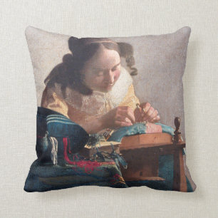 The Lacemaker, Johannes Vermeer, 1669-1670 Cushion