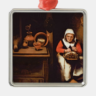 The Lacemaker Metal Tree Decoration