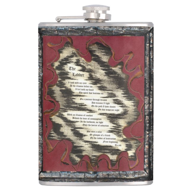 The Ladder Hip Flask (Front)