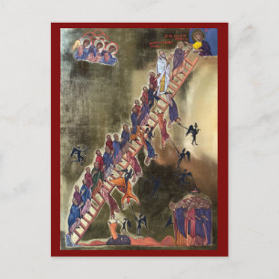 The Ladder of Divine Ascent Icon Postcard