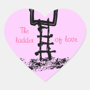 The ladder of love - sticker