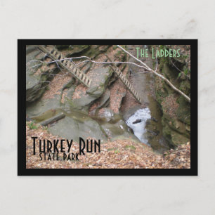 The Ladders, Turkey Run State Park Postcard