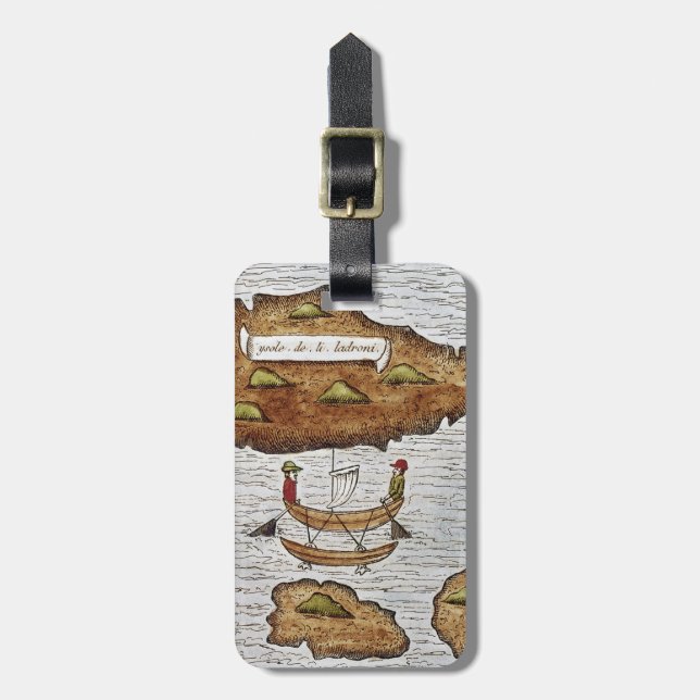 THE LADRONE ISLANDS LUGGAGE TAG (Front Vertical)