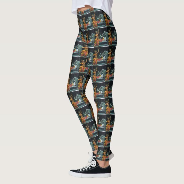 THE LADY AND THE ELEPHANT leggings (Left)