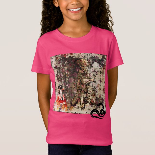 The Lady And The Samurai 203 T-Shirt (Front)