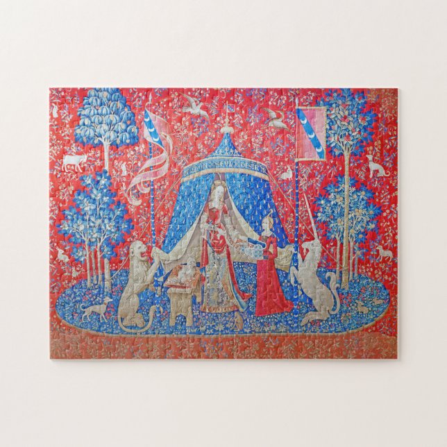 The Lady and the Unicorn / A Mon Seul Desir Jigsaw Puzzle (Horizontal)