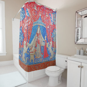 The Lady and the Unicorn / A Mon Seul Desir Shower Curtain